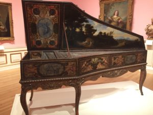 ornate harpsichord