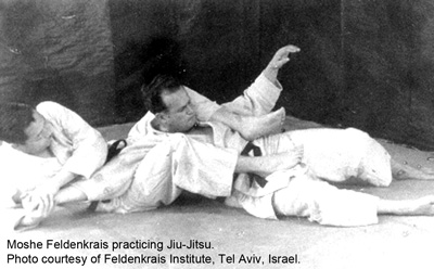 Moshe Feldenkrais practicing Jiu-Jitsu